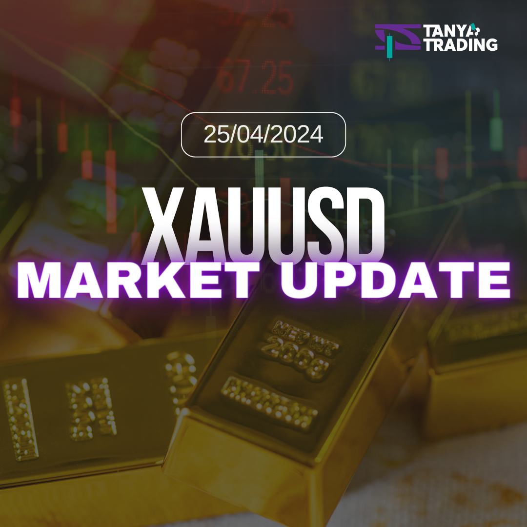 XAUUSD (Bearish-D1) 25 April 2024